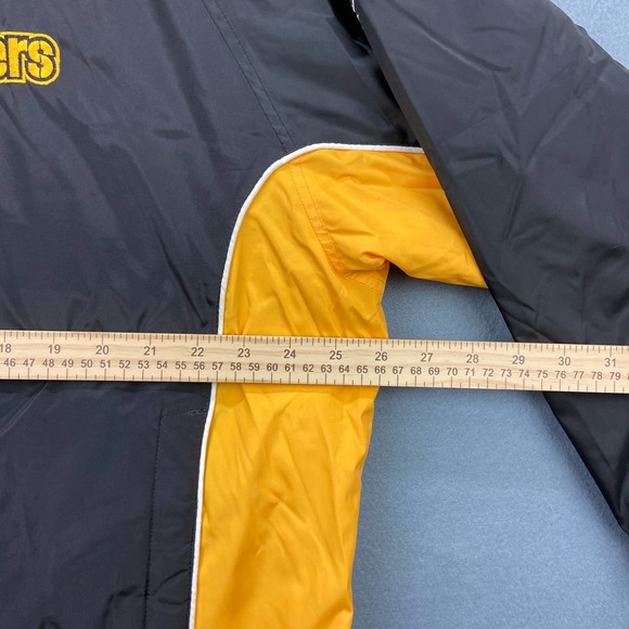 Pittsburgh Steelers On Field Jacket Men's Medium Gray Reebok Coat - Picture 8 of 11